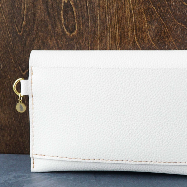 Leather Wristlet Clutch