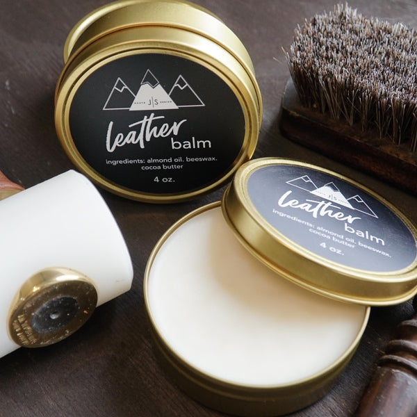 Leather Balm 4oz Tin