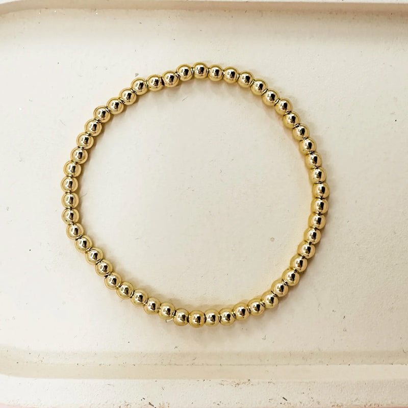 9ct gold 2025 bead bracelet