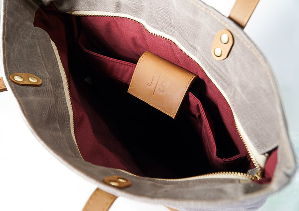 Convertible Backpack | Leather and Waxed Canvas