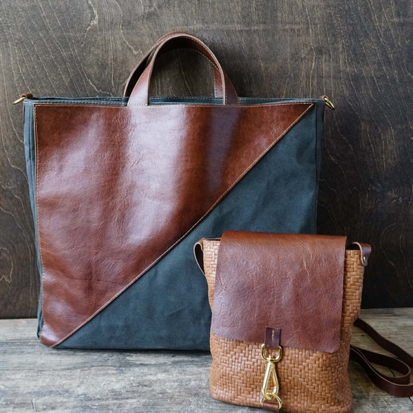 Mini Leather Bucket Bag