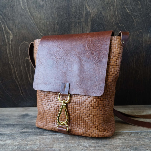 Mini Leather Bucket Bag