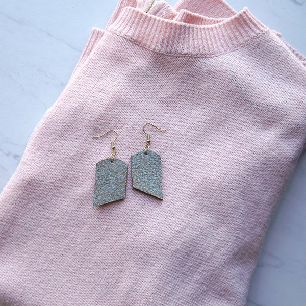 Rise Leather Earrings