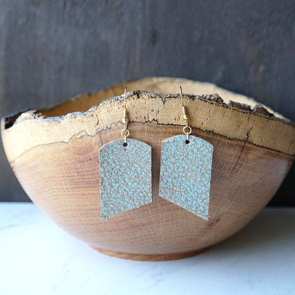 Rise Leather Earrings