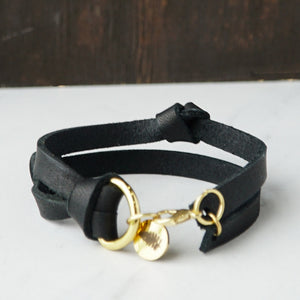 Twister Leather Bracelet