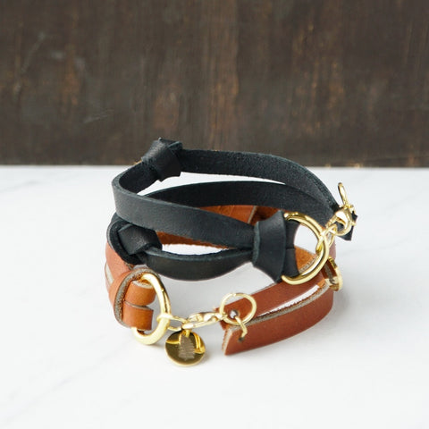 Twister Leather Bracelet