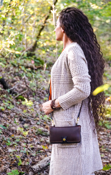 Leather Wallet and Crossbody
